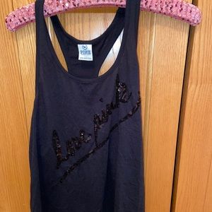 Black Love Pink Tank Top